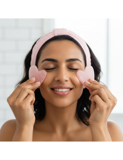 Masážní váleček a destička Gua Sha